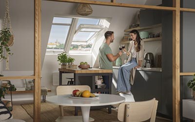 A VELUX tetőablakok beépítésével javíthatod otthonod energiahatékonyságát.